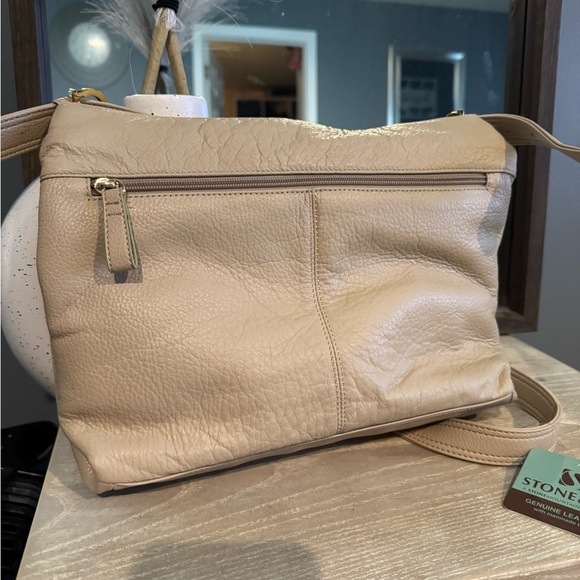 Stone & Co Tan Shoulder Bag with Adjustable Strap - Picture 2 of 7